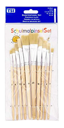 Pinceles Y Brochas Para Pintura Brush Set 10 Piezas