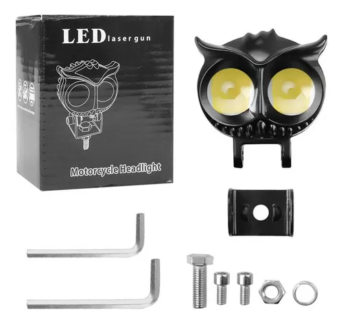 FOCO LUZ LED BASE AZUL C/LUPA 12V 10W MOTO - RUNSA Autopartes