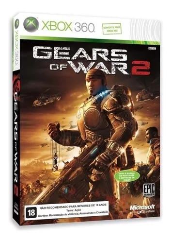 Gears of War 2 (Xbox 360, xbox 360 jogos discos usados, jogos para