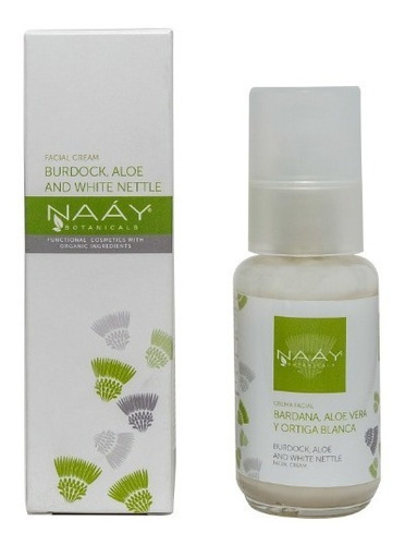 Crema Facial De Bardana Naay Para Pieles Grasas 50 Ml