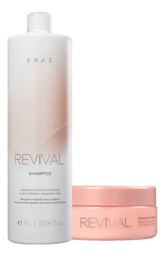 Kit Brae Revival Reconstrucao Capilar (2 Produtos)