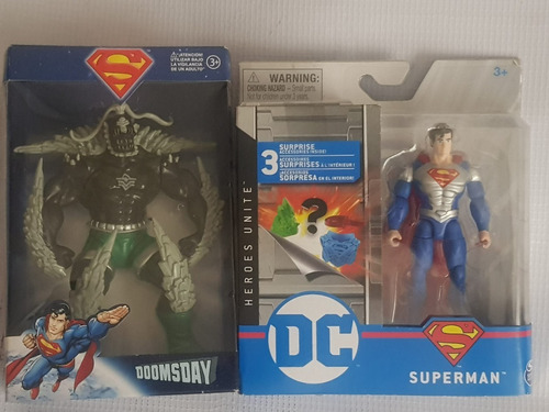  Doomsday + Superman Silver Dc Heroes Unite