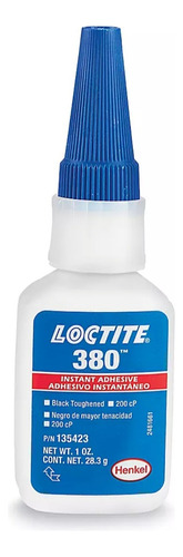 Loctite 380 Adhesivo Instantaneo Black Max Botella 28.3g 