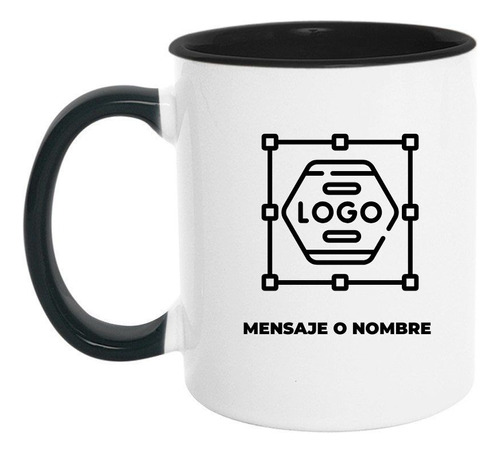 Mug 11 Onzas Con Color Interno Y Sublimación Personalizado