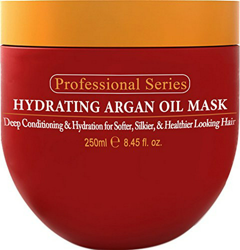 Mascarilla Capilar Hidratante Con Aceite De Argán - 8.45 Oz.