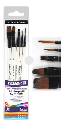 Set De Pinceles Daler Rowney Graduate *5 (21255001)