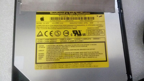 Leitor E Grav. Dvd + Flat P/ Apple iMac A1224 - 20 Polegadas