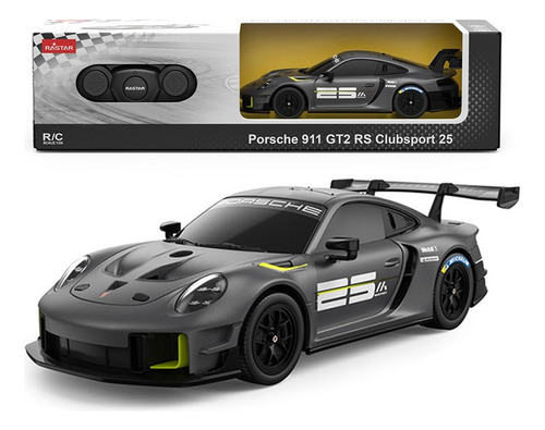 Carro Esportivo Rastar Porsche 911gt2rs 1/24 Com Controle Re