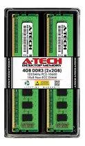Comprar Memoria Ram 4gb (2x2gb) Ddr3 1333mhz Pc3-10600 A-tech