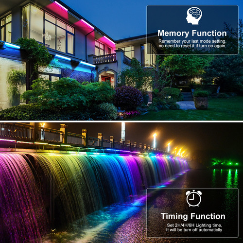 Barra Led 25w Rgb Con Control Remoto Para Bar Jardín Fiesta