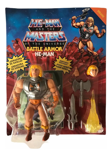 He-man Battle Armor Armadura De Batalla Poder Retro Motu