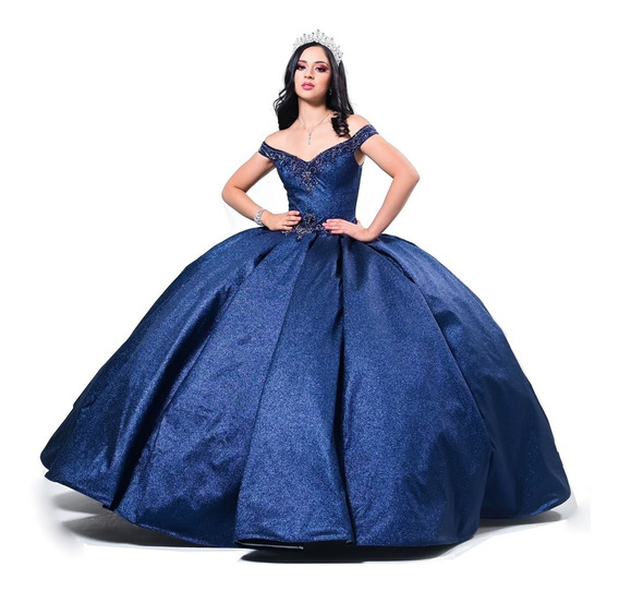 Vestido Azul Para Quinceanera | MercadoLibre 📦