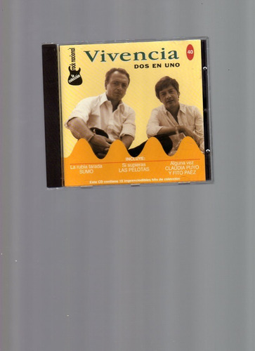 Cd Musical Vicencia, Dos En Uno, Noticias