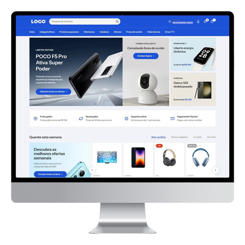 Loja Virtual Completa Responsiva - Wordpress