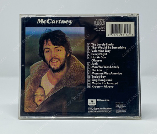 Paul Mccartney - Mccartney I Cd The Beatles Importado (Usado)