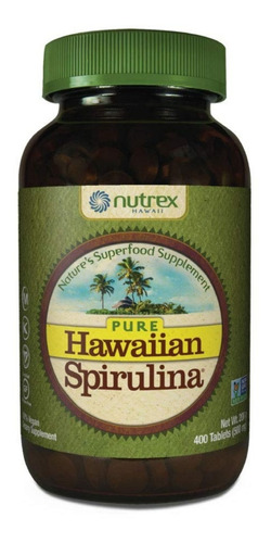 Espirulina Hawaiana Organica 500mg 400 Tabletas Spirulina