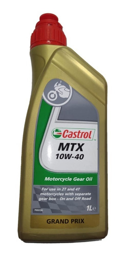 Aceite Castrol Mtx 10w40 Grand Prix Motorcycle Gear Oil 1lt 