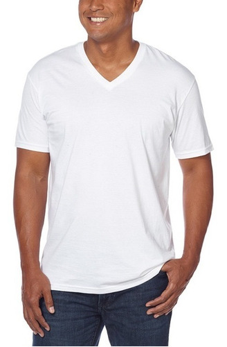 4 Playera Calvin Klein Para Hombre Cuello V Algodon  Regalo