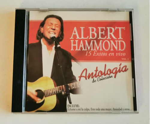 Cd Original Albert Hammond - 15 Éxitos En Vivo