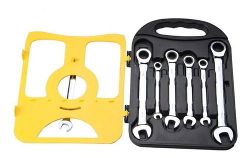 Imagen 7 de 10 de Llaves Criquet Crique Acero X7 Combinadas Estuche 8 A 19mm