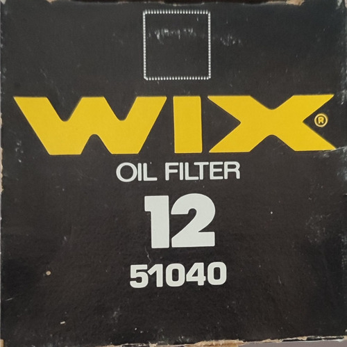 Filtro De Aceite Wix 12 Made In Usa 51040