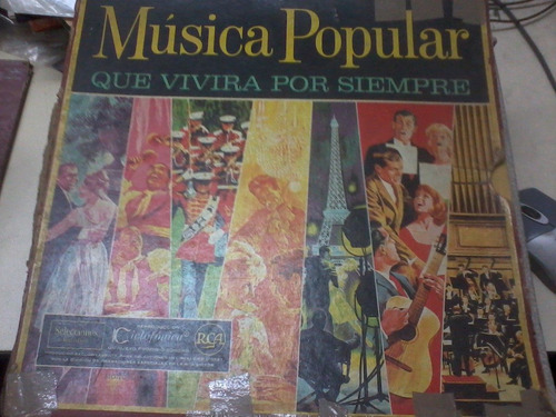 Disco Vinilo Long Play Musica Popular Que Vivira Por Siempre