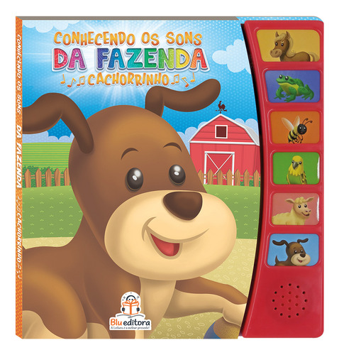 Livro Conhecendo Os Sons Da Fazenda: Cachorrinho