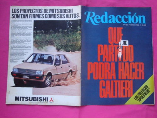 Revista Redaccion N° 108 1982 Partido Podria Hacer Galtieri