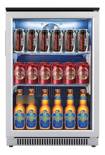 Refrigerador De Bebidas Integrado Y Independiente, Luz Led