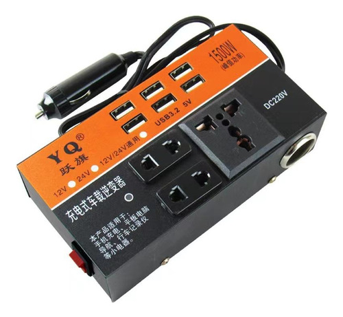 Inversor Voltaje Adaptador Auto Corriente 12v 220v 150w Usb