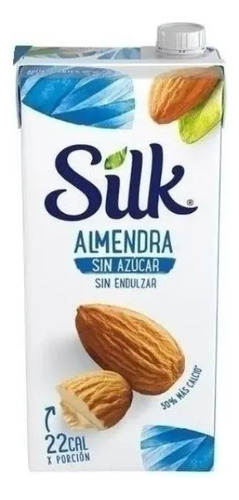 Silk'n Bebida De Almendra Líquida Sin Azúcar 946 Ml