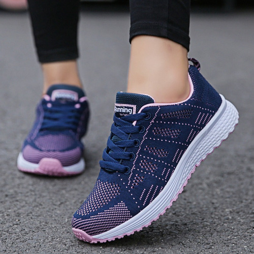 Zapatos Planos Malla Para Mujer Zapatillas Informales A Moda