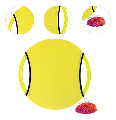 De Paleta De Cuerda Con Trampolín Para Actividades Amarillo