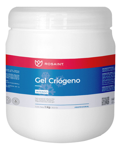 Gel Criógeno Frío Intenso 1 Kg - Rosaint® Profesional