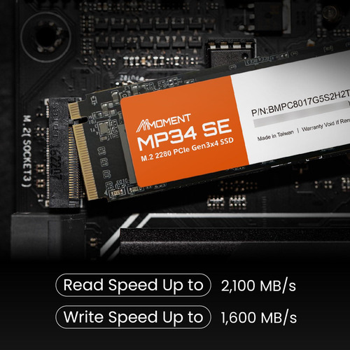 Unidad De Estado Sólido Mmoment Mp34 Se 1tb Nvme M.2 2280 Pa