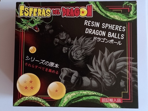 Esferas Del Dragón Set 7 Dragon Ball Z Con Exhibidor