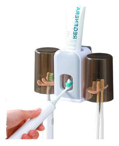 Organizador De Cepillos De Dientes Con Dispensador De Crema