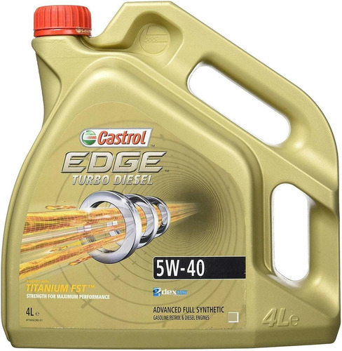 Aceite Sintetico Edge Turbo Diesel 5w-40 4l Castrol