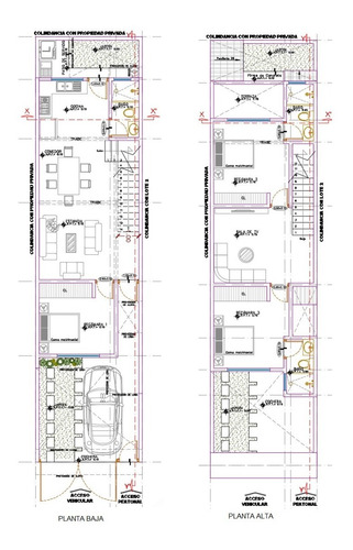 Planos De Casas | Proyecto Arquitectónico | 5 X 20