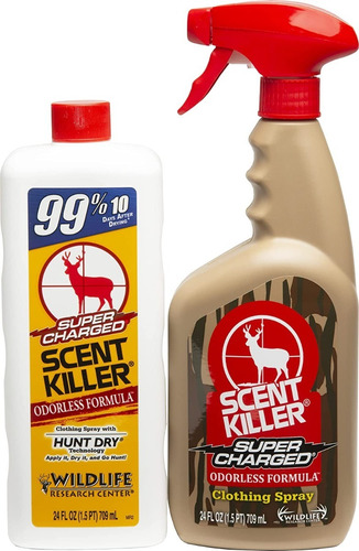Scent Killer Wildlife Super Charged Spray 24/24, 40oz