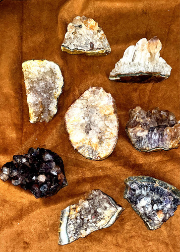 Ágata Piedras En Bruto Geodas Amatistas Precio X Las 8 Véala