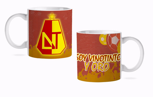 Mug Pocillo Equipo De Fútbol Deportes Tolima # 12 Con Caja