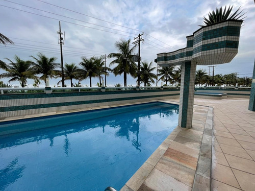 Imagem 2 de 14 de Apartamento 2 Dorms-frente Mar-plano Entrada+parcelas Amj116