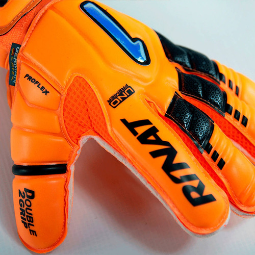 Imagen 2 de 5 de Guante De Portero Rinat Uno Premier Lux Pro Naranja