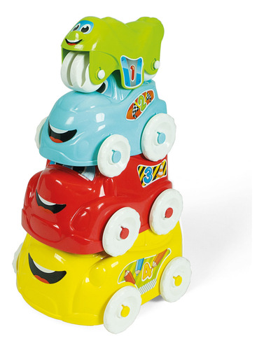 Coches Apilables Para Bebés Set 4 Juguetes Sostenibles