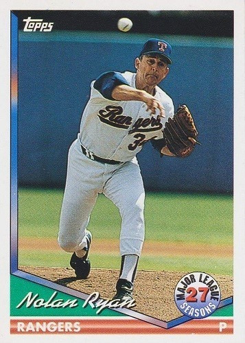 Mlb Nolan Ryan Topps 27 Seasons Major League 1994 # 34