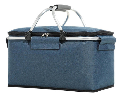 Dark Blue Crate Food Container 42x23x23cm 1