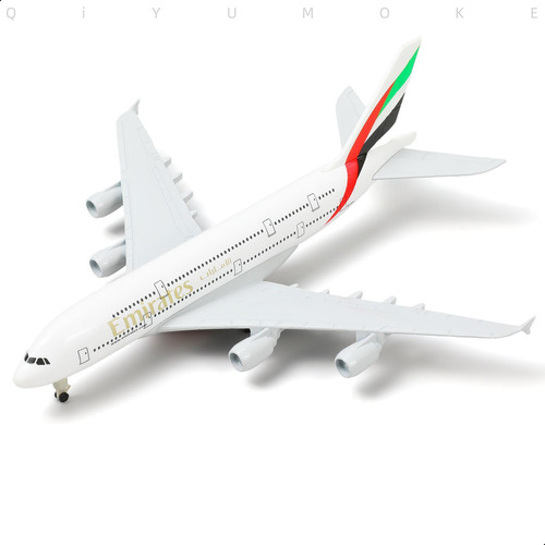 Modelo De Avión De Metal Fundido A Presión De Airbus A380 1: