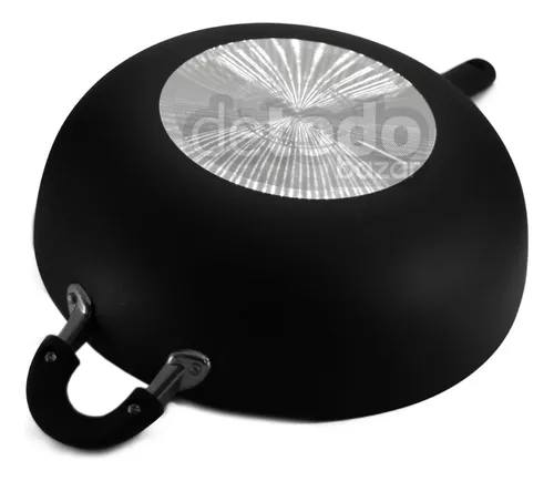 Wok Antiadherente Aluminio 32 Cm — Hudson Cocina