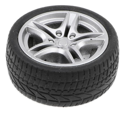 2x 4pcs 1:10 Coche De Carreras De Coches 5 Llantas Negras Y